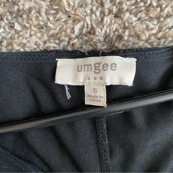 Umgee USA Women’s Black Lace Dress Small Gothic Grunge Renfair Lagen Whimsigoth - Picture 5 of 7